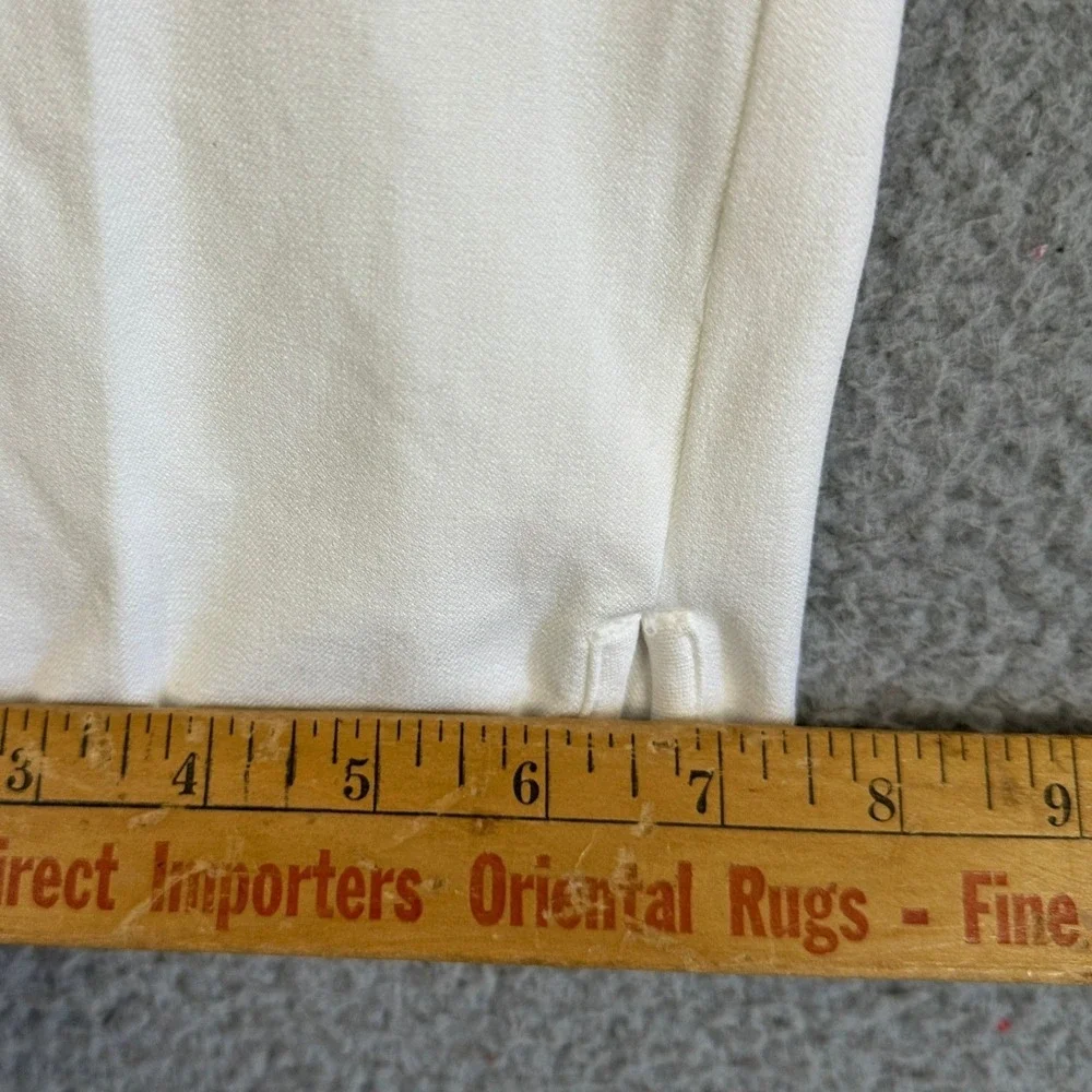 NEW Lane Bryant The Allie Pants Womens 18 White Deluxe Fit Crop Low Rise Stretch